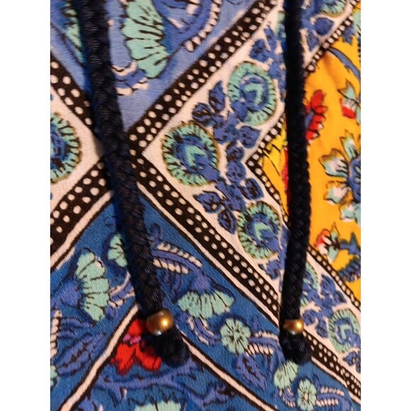 Nanette Lepore Swim Woodstock Womens XS Tunic Coverup Floral Boho Cold Shoulder - Picture 5 of 7